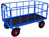 Produktbild - Handpritschenwagen mit 4 Rohrgitterwänden, Höhe 750 mm Ladehöhe 480 mm , Ladefläche 1.930 x 930 mm, Luftbereifung