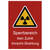 Strahlenschutz Sperrbereich Kein Zutritt Vorsicht Strahlung Warnschild,14,8x21cm DIN 25430 WS 161
