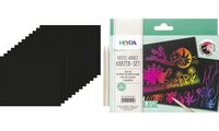 HEYDA Kritz-Kratz Karten-Set, 210 g/qm, 176 x 125 mm (57301462)