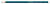 Premium-Buntstift STABILO® Original. auf Kaolinbasis, Stärke der Mine: 2,5 mm, Schreibfarbe der Mine: türkis bläulich****. Farbe des Schaftes: in Minenfarbe. 6,3 mm