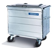 Stahlcontainer 800 l 4-Rad