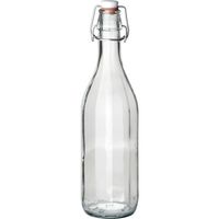 Produktbild zu Flasche mit Bügelverschluss, 10-Kant, Inhalt: 0,75 Liter