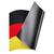Detailansicht Automagnet "Flagge", groß, Deutschland-Farben
