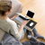 Laptopunterlage / Laptop Kissen COMFILAP 55 x 36 cm mit Maus- & Handgelenkauflage braun / grau hjh OFFICE