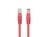 Patchcord kat.6 UTP 0.25M 10-pack fluke passed czerwony