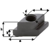 T-Nutensteine "Rhombus" M20X22 mm