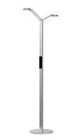 LUCTRA® FLOOR TWIN RADIAL LED Stehleuchte 923823, Farbe: Aluminium