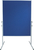 Moderationstafel X-tra!Line, Filz/Filz, Aluminiumrahmen, 1200 x 1500 mm, blau