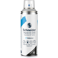 Schneider Schreibgeräte Paint-It 030 Supreme DIY Spray acrielverf 200 ml Zilver Spuitbus