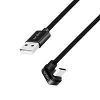 LogiLink CU0193 USB Kabel 2 m USB 2.0 USB C USB A Schwarz