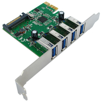 Value PCI-Express-Kaart, USB 3.0, 4 Poorts
