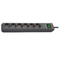 Brennenstuhl 1159710515 power extension 5 m 6 AC outlet(s) Indoor Anthracite