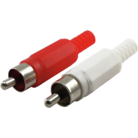 Schwaiger CIS8112 533 kabel-connector RCA Rood, Wit