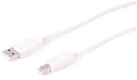 Uniformatic 1.8m USB 2.0 A-B cable USB 1,8 m USB A USB B Blanco