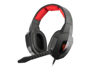 GENESIS H59 Zestaw słuchawkowy Przewodowa Opaska na głowę Gaming Czarny, Czerwony