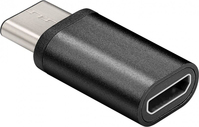 Goobay 56635 tussenstuk voor kabels USB-C USB 2.0 Micro-Buchse (Typ B) Zwart