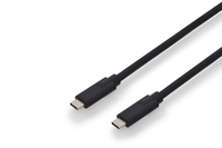 Digitus 1m, 2xUSB-C cable USB USB 3.2 Gen 2 (3.1 Gen 2) USB C Negro