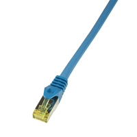 LogiLink CQ5096S kabel sieciowy Niebieski 10 m Cat6a S/FTP (S-STP)
