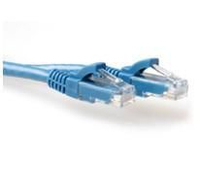 Microconnect UTP6A02BBOOTED networking cable Blue 2 m Cat6a U/UTP (UTP)