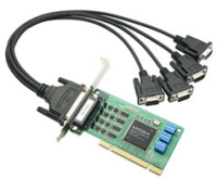 Moxa CP-114UL-I-DB9M interfacekaart/-adapter