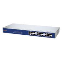 MCL ETS-GSW24R commutateur réseau Gigabit Ethernet (10/100/1000) Bleu, Argent