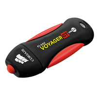 Corsair Voyager GT USB flash drive 128 GB USB Type-A 3.2 Gen 1 (3.1 Gen 1) Zwart, Rood