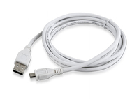 Cablexpert CCP-MUSB2-AMBM-6-W USB-kabel 1,8 m USB 2.0 USB A Micro-USB B Wit