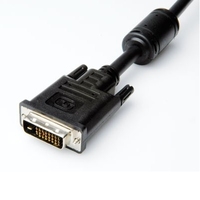 ROLINE DVI Cable, DVI M-M,dual link 20m cable DVI Negro