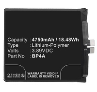 CoreParts MBXMP-BA1737 mobiltelefon alkatrész Akkumulátor Fekete