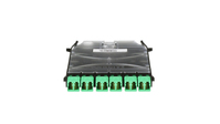 Panduit FHS9N-12-LAP adaptador de fibra óptica LC/MPO 1 pieza(s) Negro