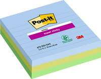 3M 675-3SS-OAS karteczka samoprzylepna Kwadrat Niebieski, Zielony 70 ark. Samoprzylepny