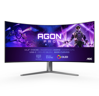 AOC AGON PRO AG456UCZD LED display 114,3 cm (45") 3440 x 1440 pixelek Wide Quad HD OLED Fekete