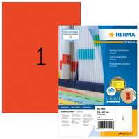 HERMA 4402 etiqueta de impresora Rojo Etiqueta para impresora autoadhesiva