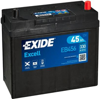 Exide Excell EB456 Fahrzeugbatterie Plombierte Bleisäure (VRLA) 45 Ah 12 V 330 A Auto