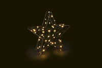 STT 3D Star Leichte Dekorationsfigur 40 Glühbirne(n) LED