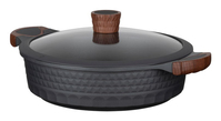 Resto Kitchenware 93506 nyeles lábas 4,4 L Kör Fekete, Fa