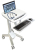 Ergotron StyleView EMR Laptop Cart Weiß Notebook Multimedia-Wagen