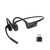 SHOKZ OpenComm2 UC Casque Sans fil Crochets auriculaires Bureau/Centre d'appels Bluetooth Noir