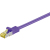 Goobay RJ-45 CAT7 5m networking cable Purple S/FTP (S-STP)