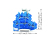 Wago 2002-2239 morsettiera Blu