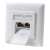 LogiLink NP0125 socket-outlet RJ-45 Metallic, White