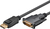 Goobay 51960 adapter kablowy 1 m DisplayPort DVI-D Czarny