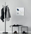 Sigel GL295 tableau magnétique & accessoires Verre 480 x 480 mm Noir, Blanc