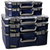 raaco CarryLite 80 Caja de herramientas Policarbonato (PC), Polipropileno Azul, Transparente