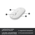 Logitech MK470 Tastatur Maus enthalten RF Wireless Schweiz Weiß
