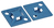 ABB TC5344A-NDT kabelbindersokkel Blauw Nylon 100 stuk(s)