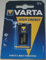 Varta-High Energy 9-Volt Block 1er R22 10 Stück
