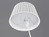 Akku Stehlampe SUAREZ für Outdoor kabellos in Weiß, klein 123cm