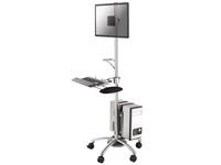 Neomounts BOS 10"-27" Mobiler PC/TFT Platz silber