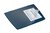 Durable ARTWORK Overlay Desk Mat | Non-Slip with Clear Anti-Glare Cover | Blue